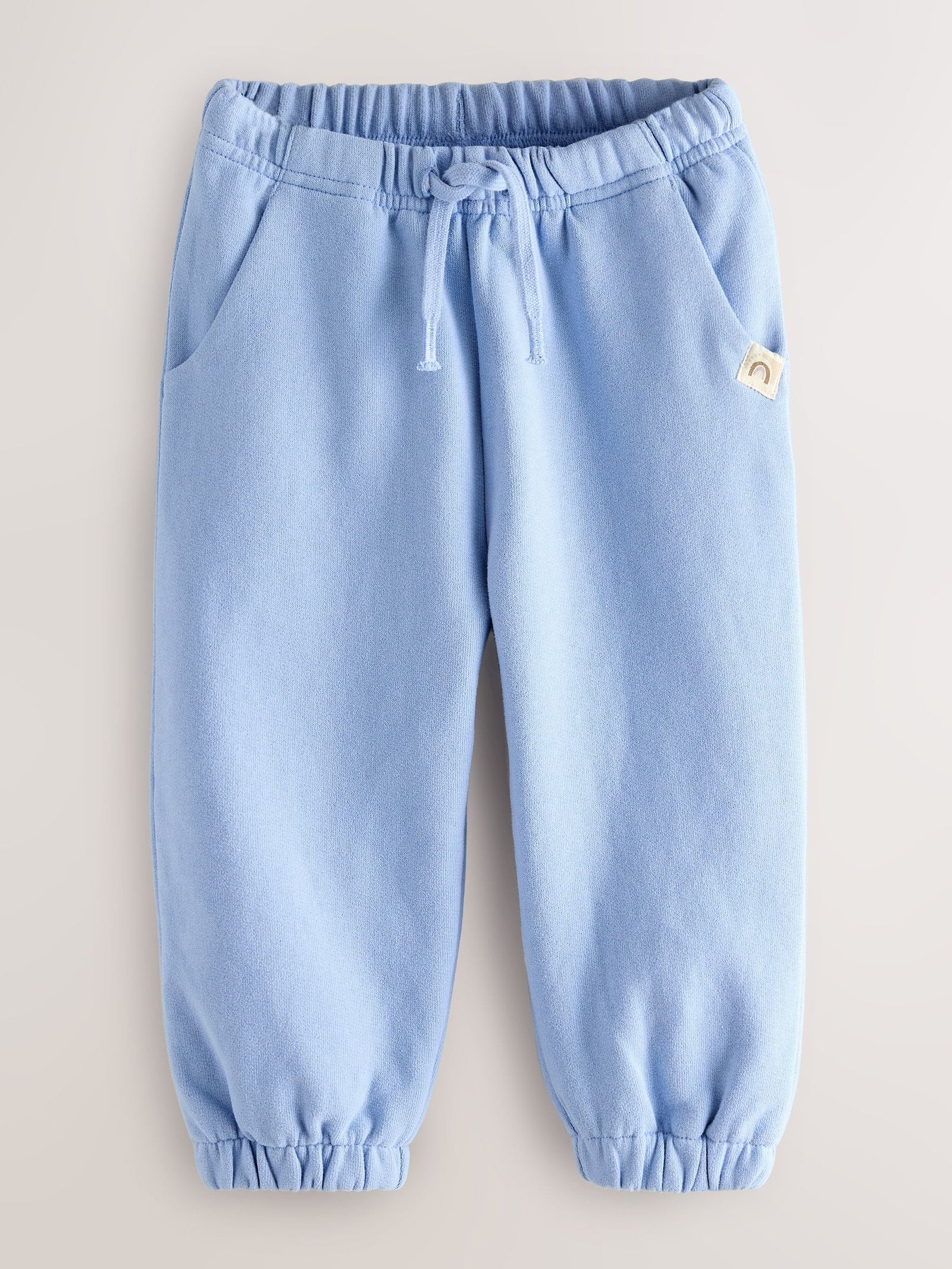 Blue Cuffed Sweat Joggers (3mths-7yrs)