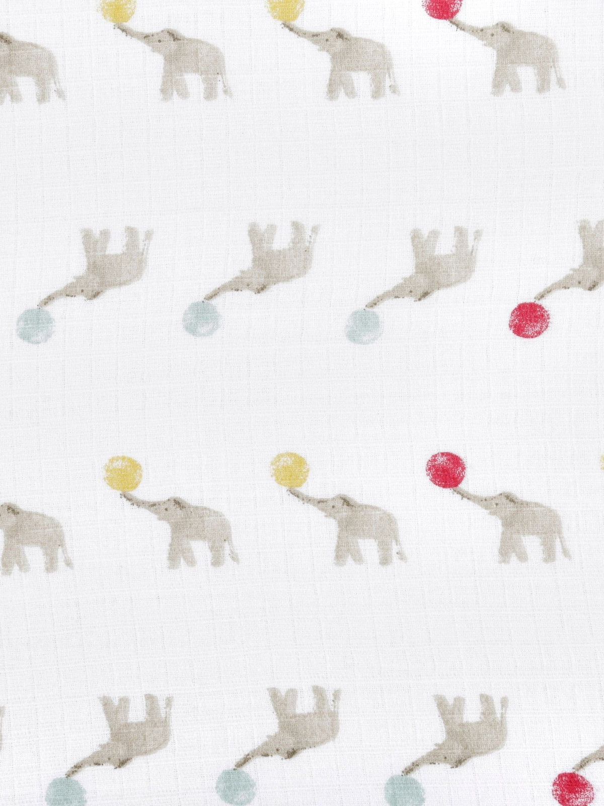 aden + anais White Essentials 100% Cotton Muslin Blanket Elephant Circus Muslins 4 Pack