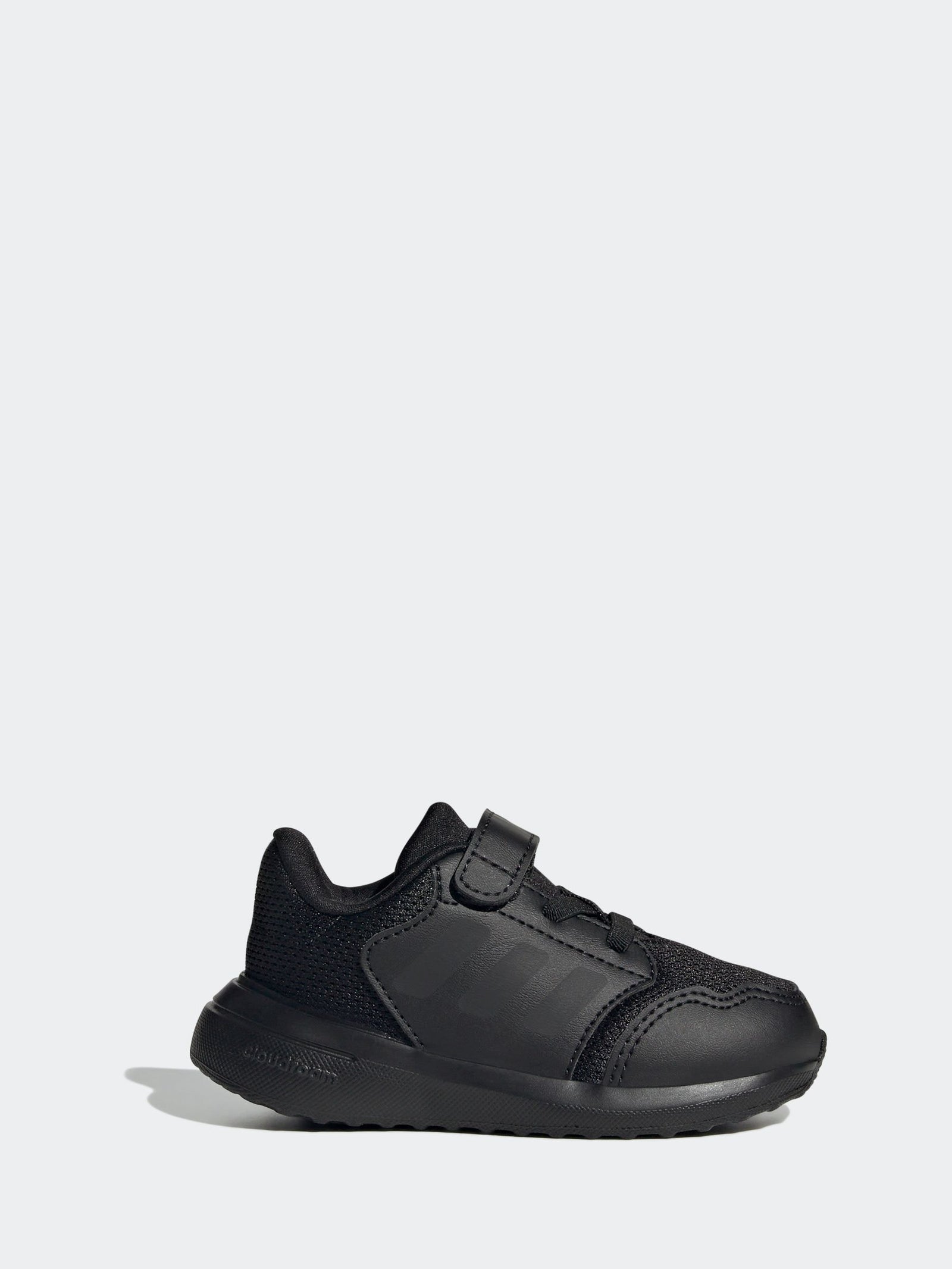 adidas Black Hook and Loop Tensaur Run 3.0 Infant Trainers