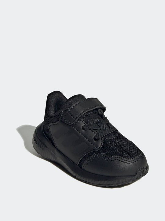 adidas Black Hook and Loop Tensaur Run 3.0 Infant Trainers