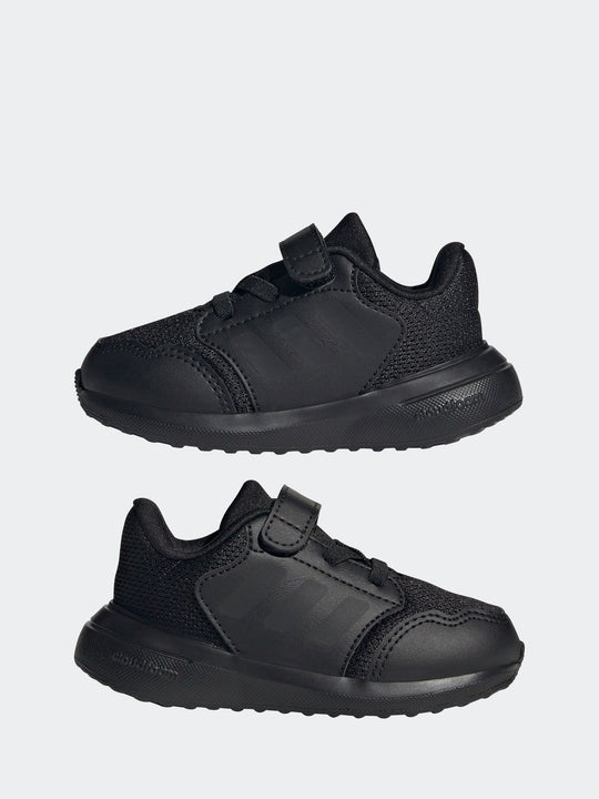adidas Black Hook and Loop Tensaur Run 3.0 Infant Trainers