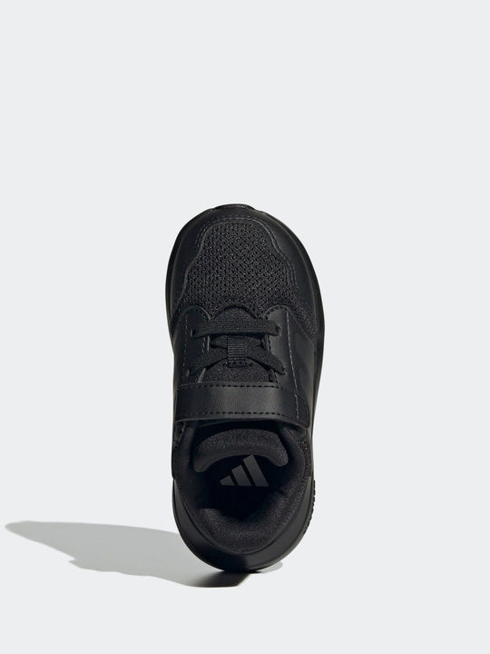 adidas Black Hook and Loop Tensaur Run 3.0 Infant Trainers