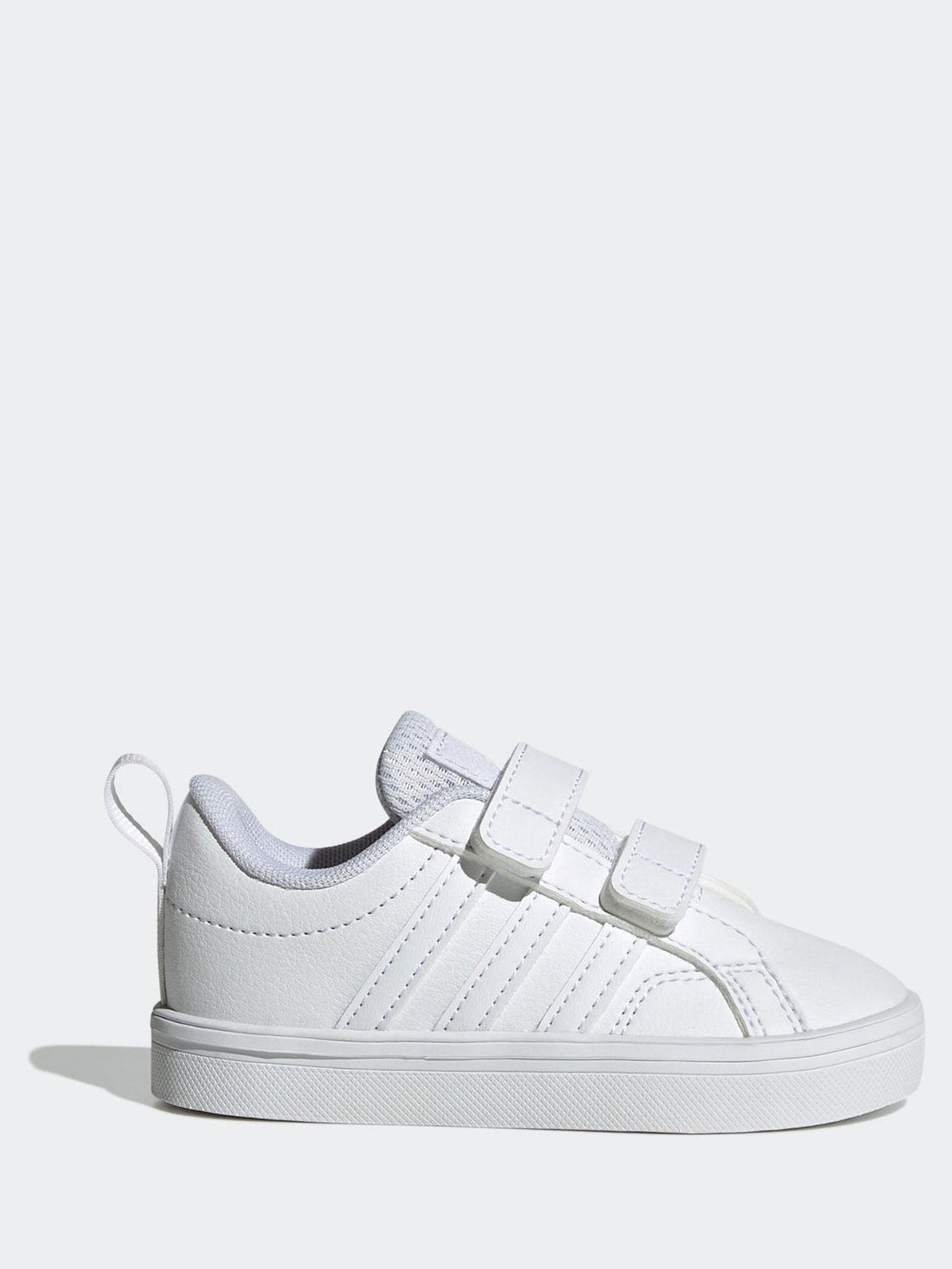 adidas White VS Pace 2.0 Hook and Loop Infant Trainers