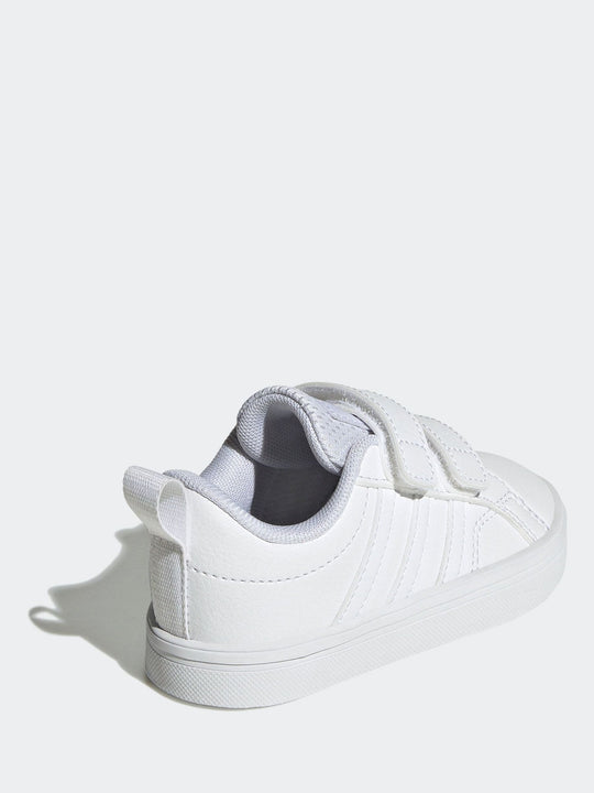 adidas White VS Pace 2.0 Hook and Loop Infant Trainers