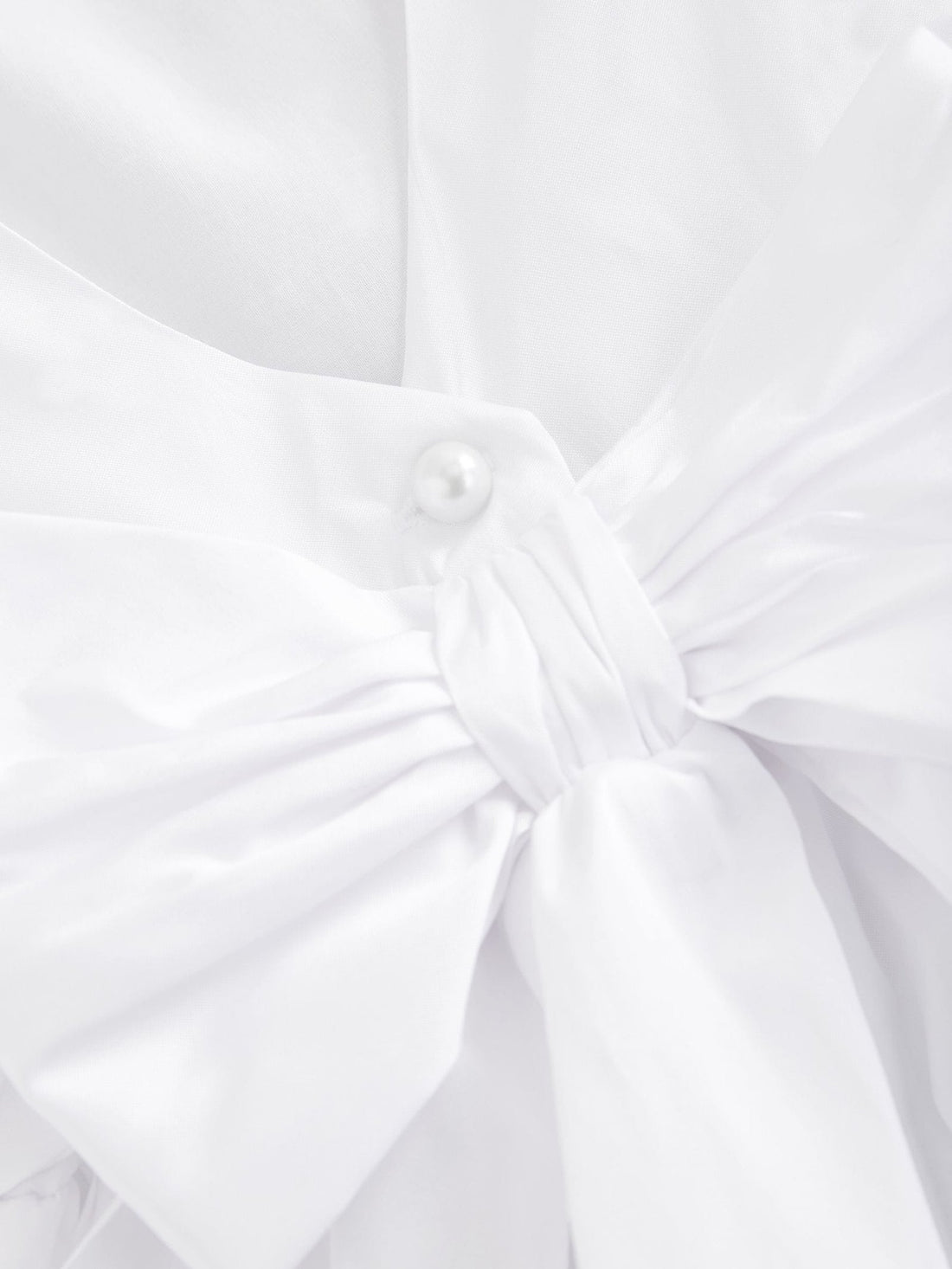 White Flower Girl Taffeta Bow Dress (3mths-8yrs)