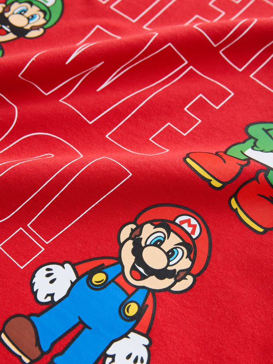 Red Mario Gaming T-Shirt (3-16yrs)