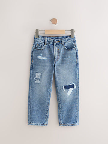 Mid Blue Loose Fit Authentic Jeans (3-16yrs)