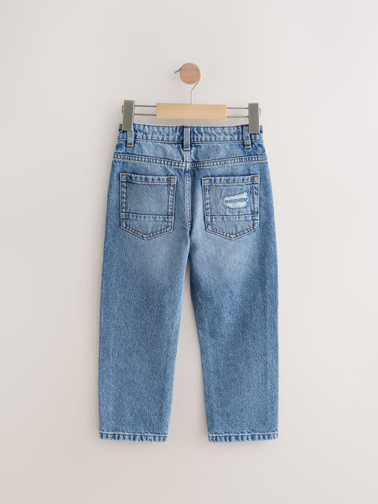Mid Blue Loose Fit Authentic Jeans (3-16yrs)