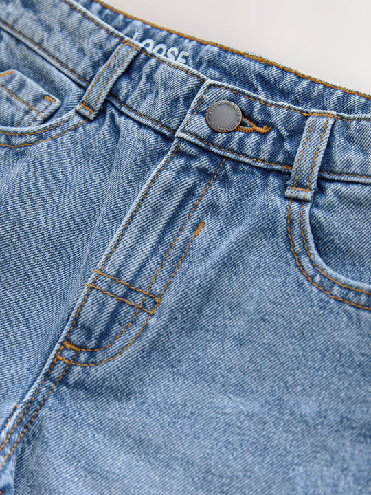 Mid Blue Loose Fit Authentic Jeans (3-16yrs)