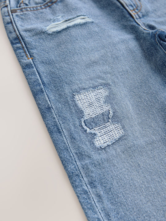 Mid Blue Loose Fit Authentic Jeans (3-16yrs)