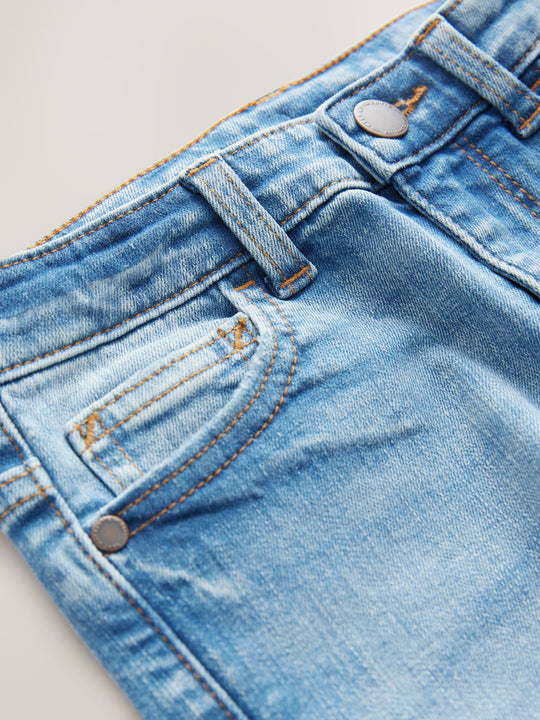 Mid Blue Skinny Fit Stretch Jeans (3-17yrs)