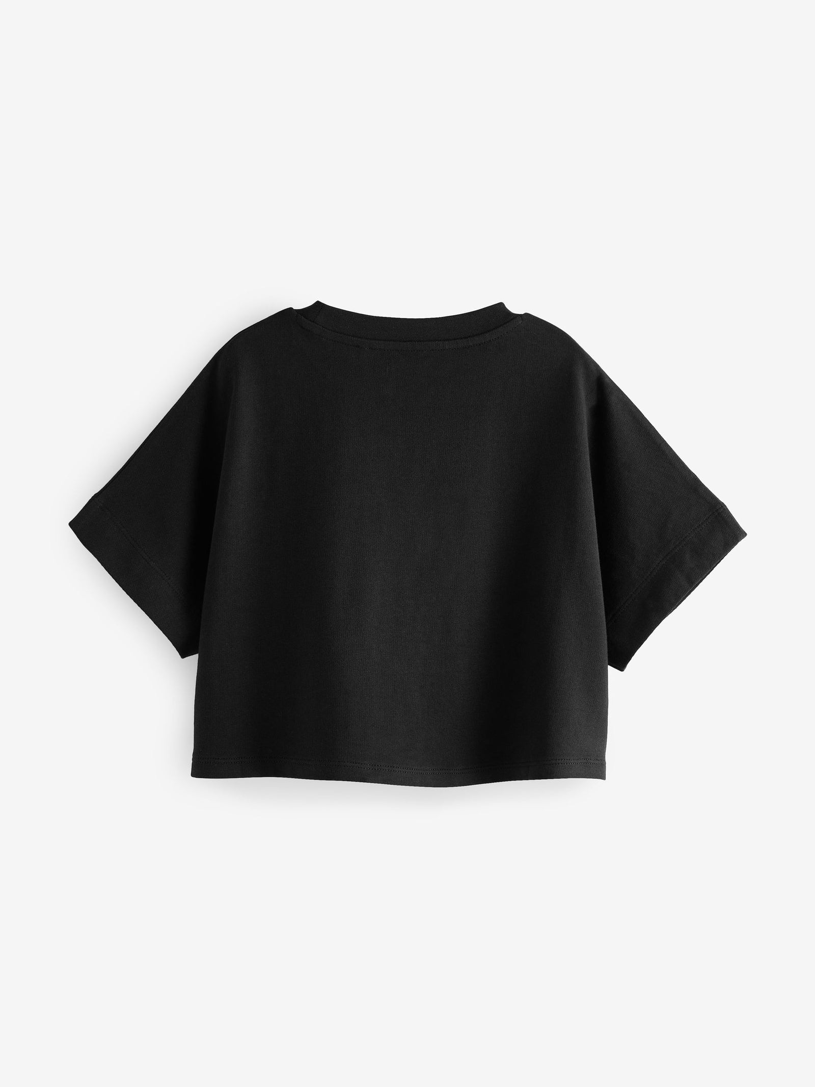 Black Boxy T-Shirt (3-16yrs)
