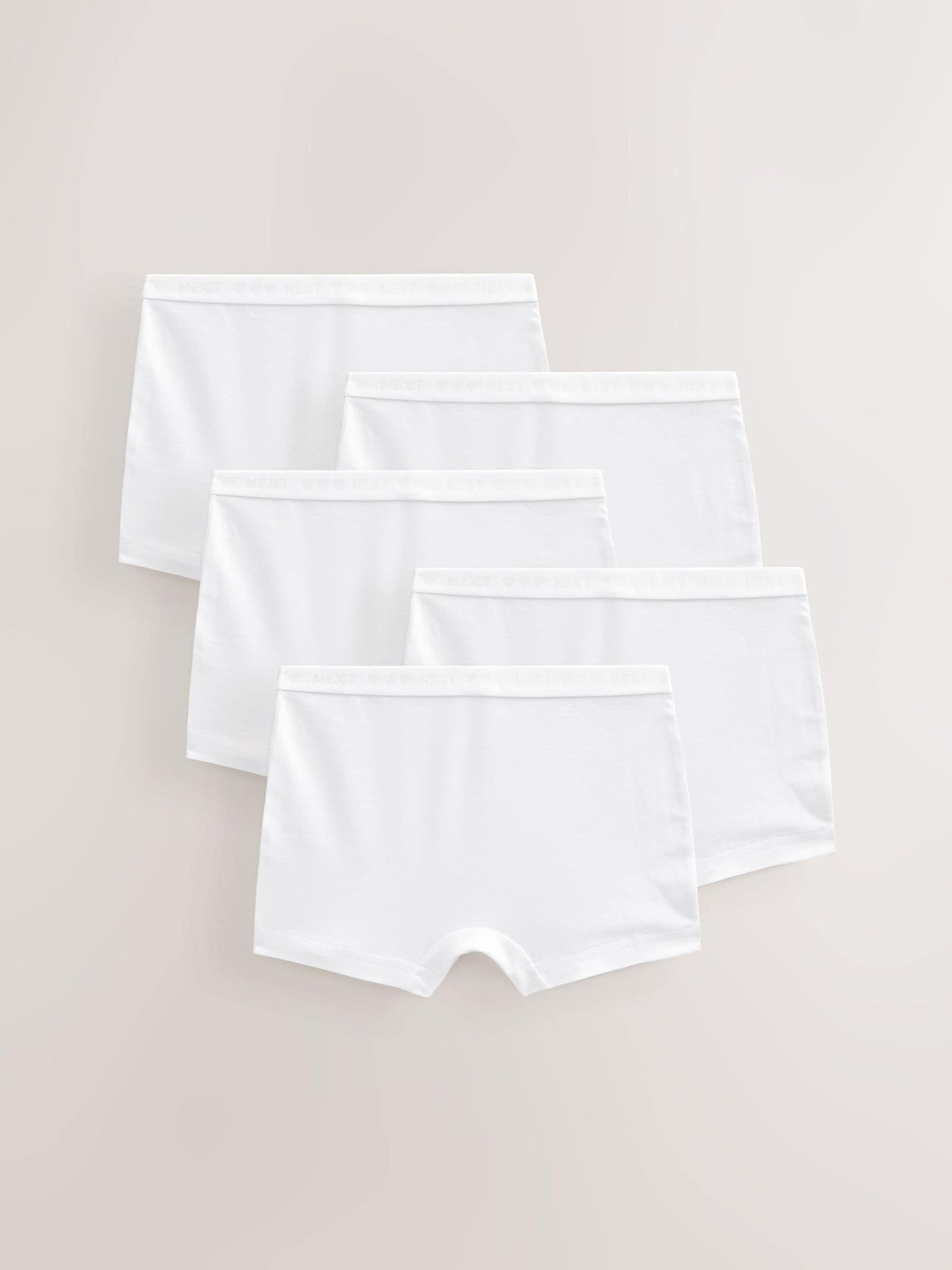 White Short Briefs 5 Pack (2-16yrs)