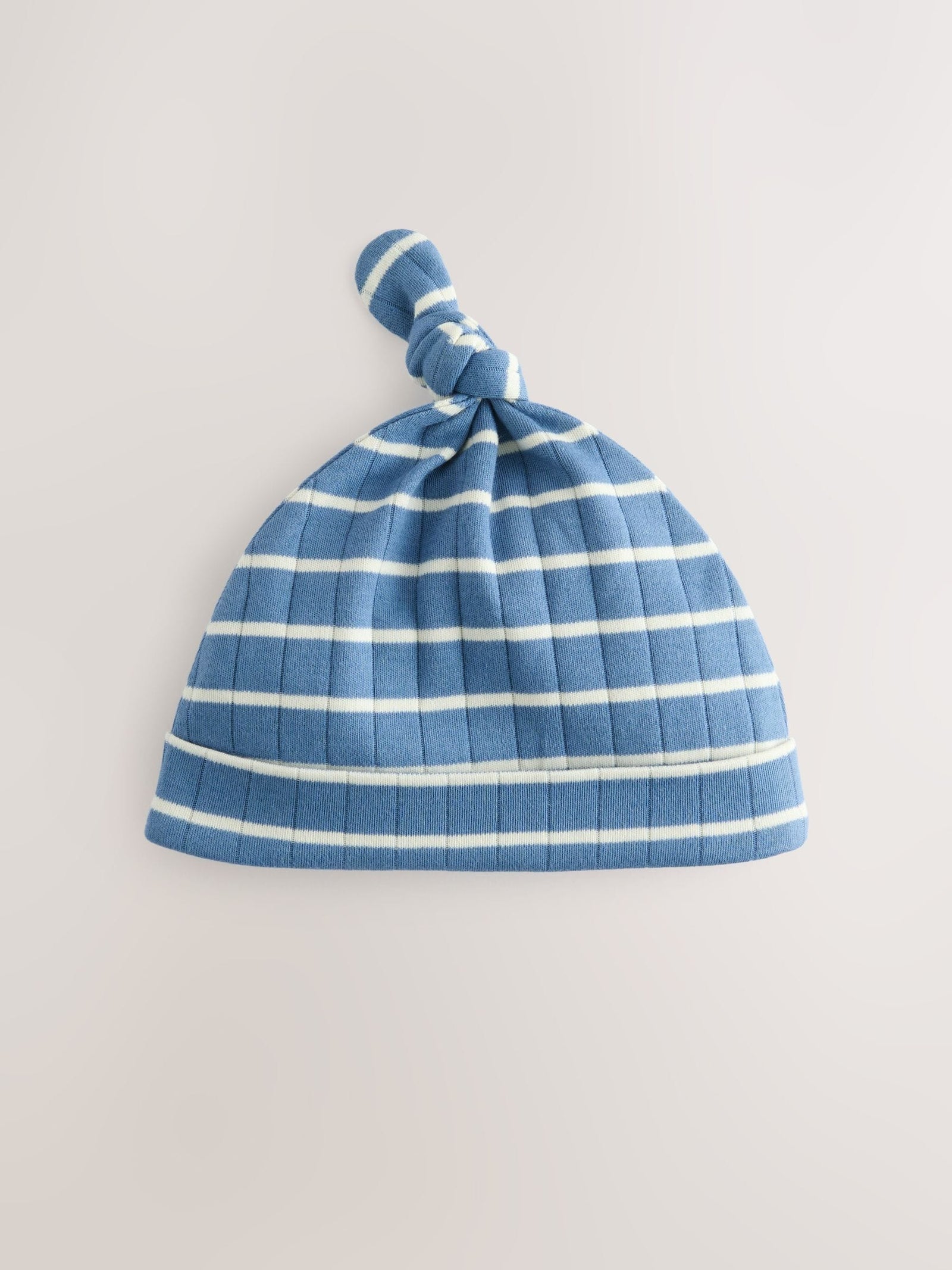 Blue Tie Top 100% Cotton Hats 3 Pack