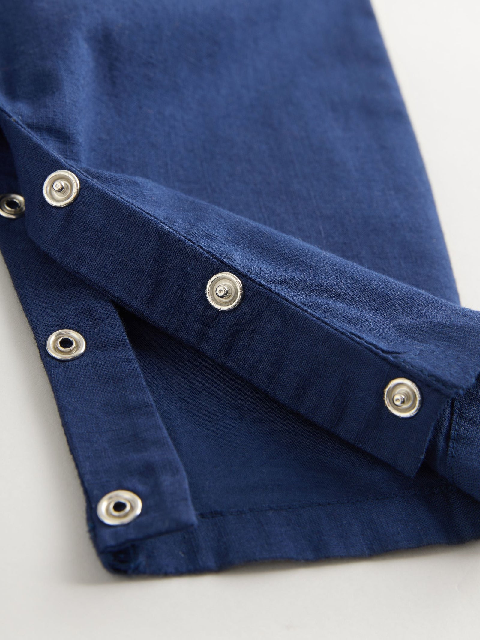 Navy Baby Occasion Romper (0mths-2yrs)
