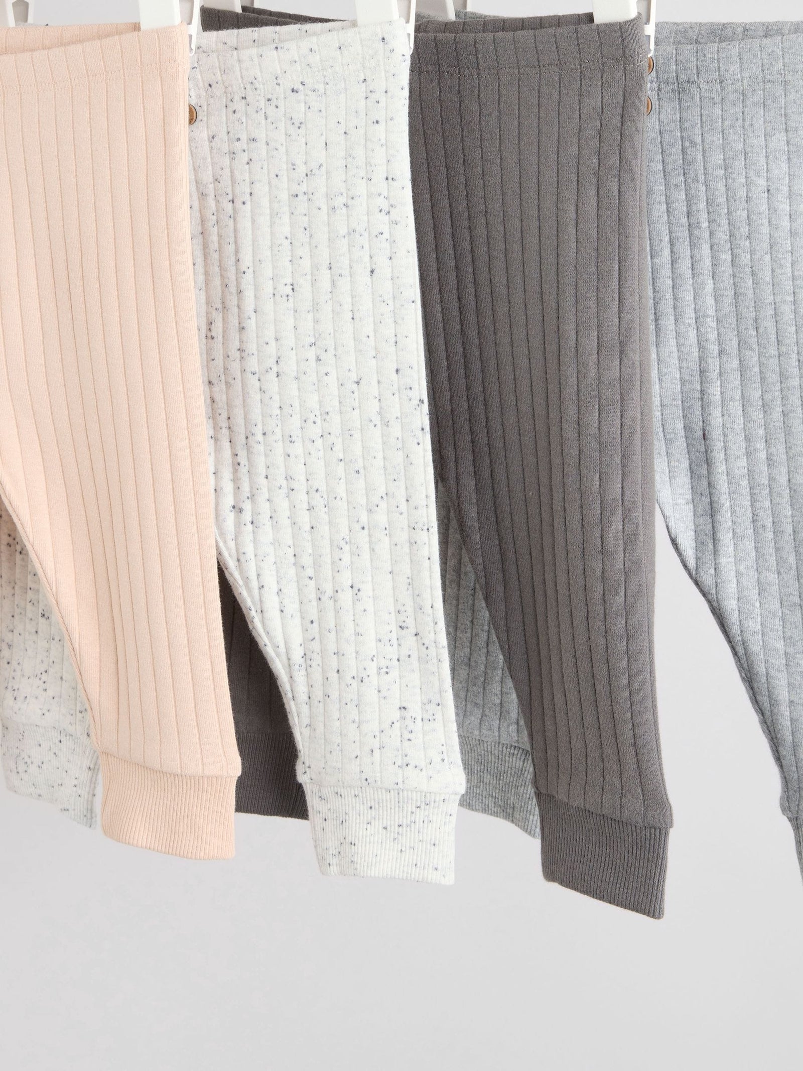 Mono/Neutral Baby Leggings 4 Pack (0mths-3yrs)
