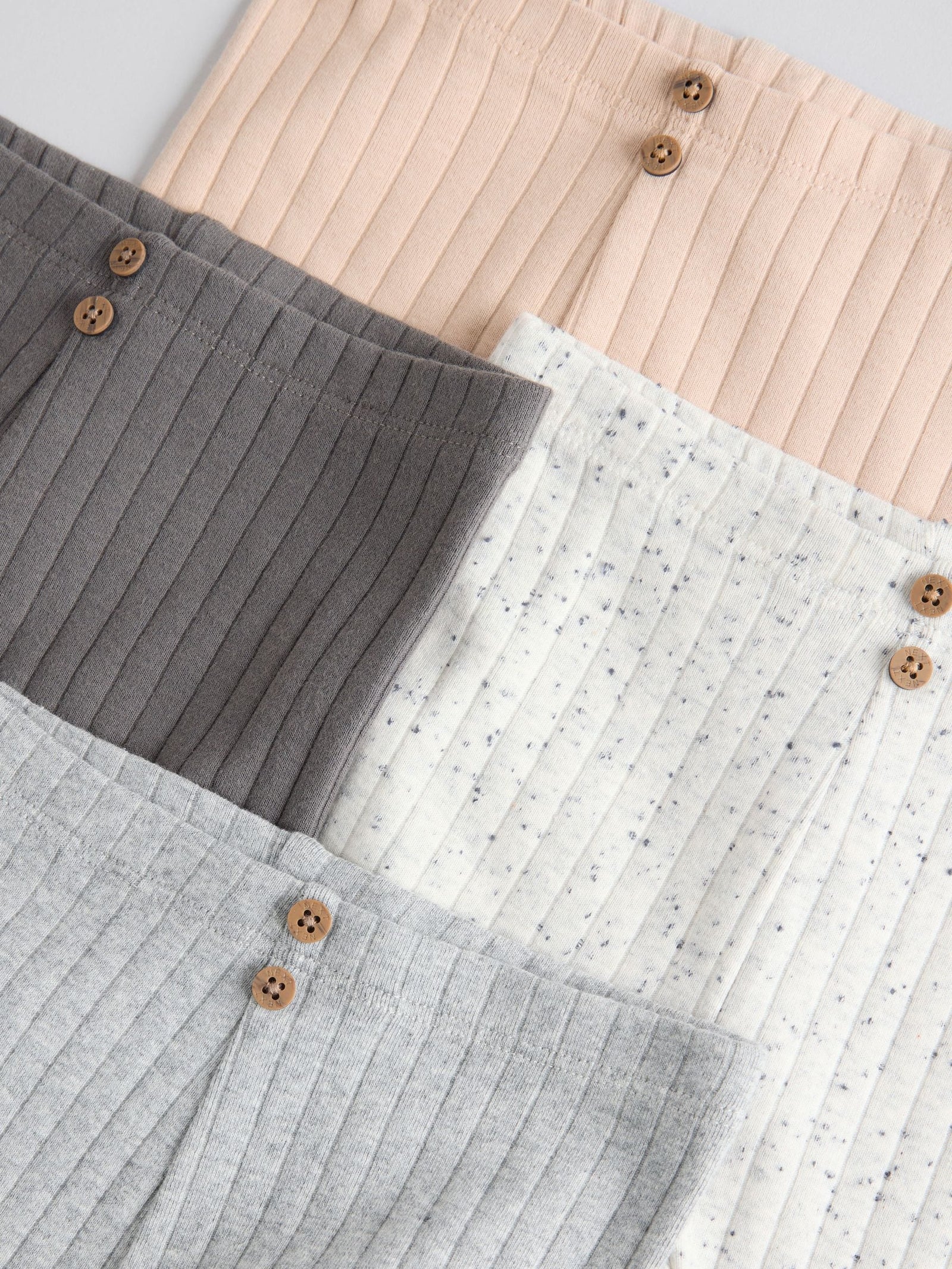 Mono/Neutral Baby Leggings 4 Pack (0mths-3yrs)