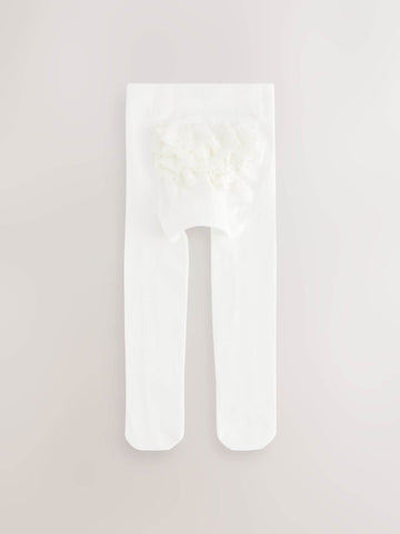 White Occasion Baby Tights 1 Pack