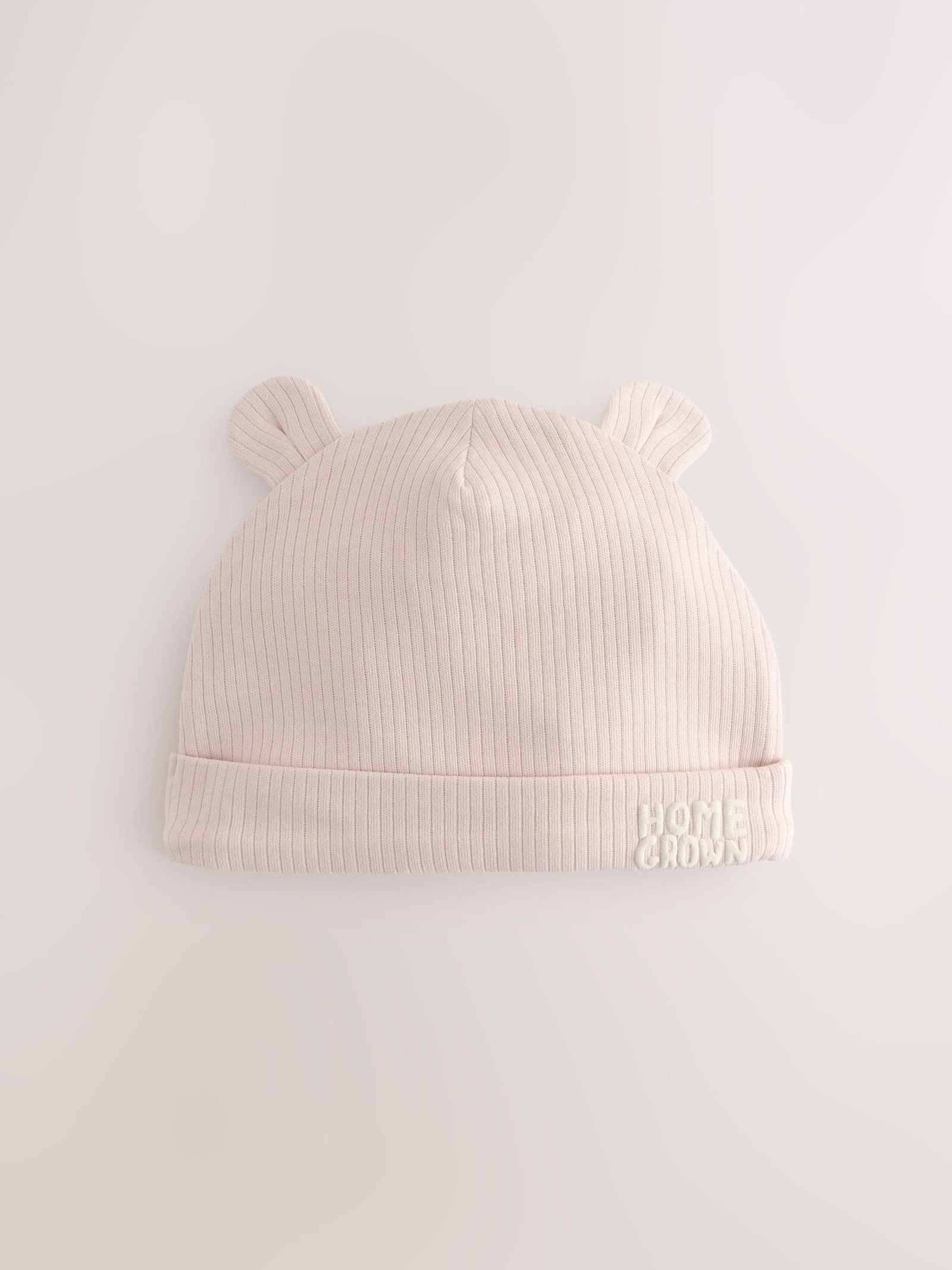 Blue 100% Cotton Slogan Baby Beanie Hats 3 Pack (0-18mths)
