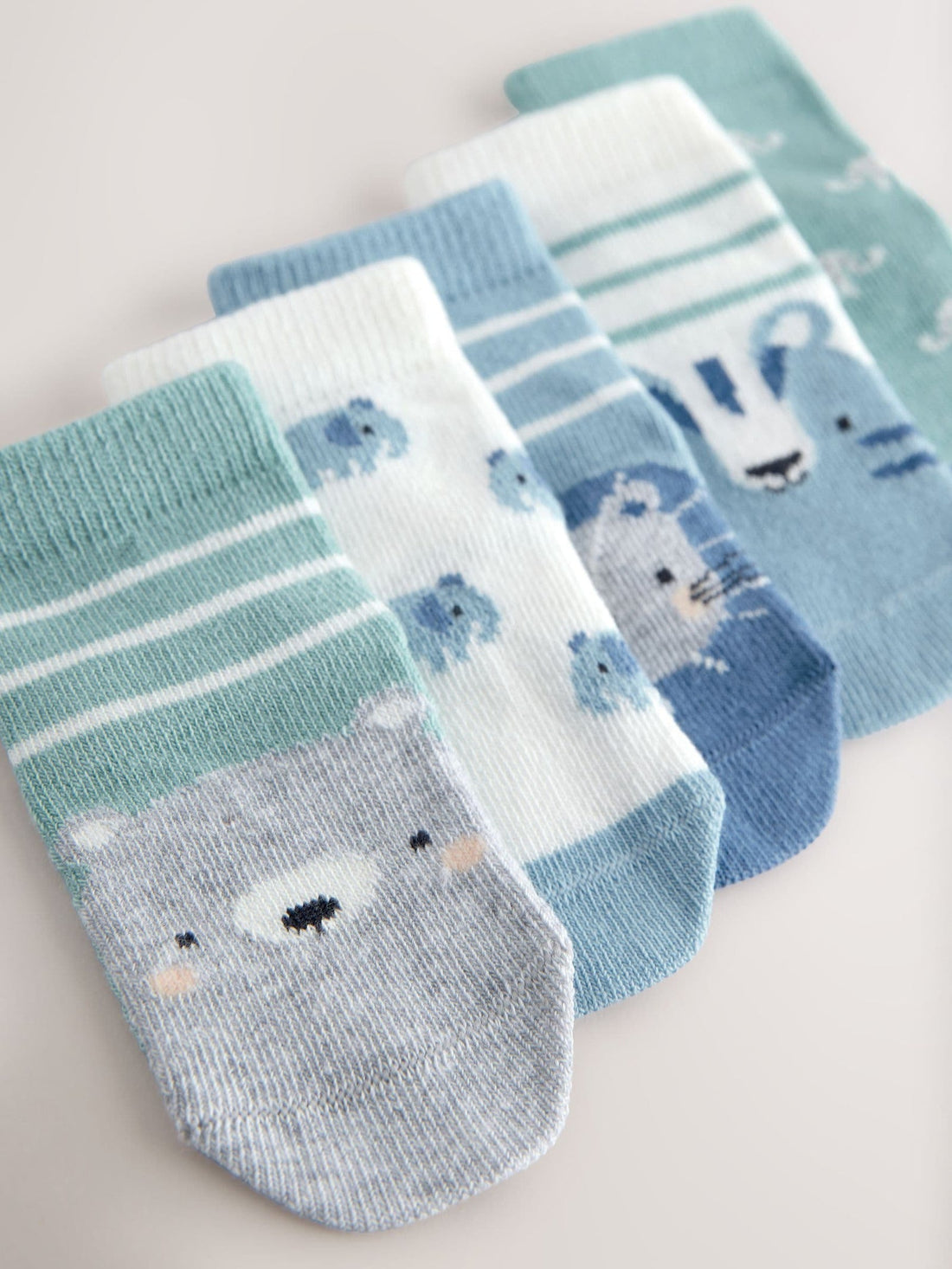 Blue character Baby Socks 5 Pack