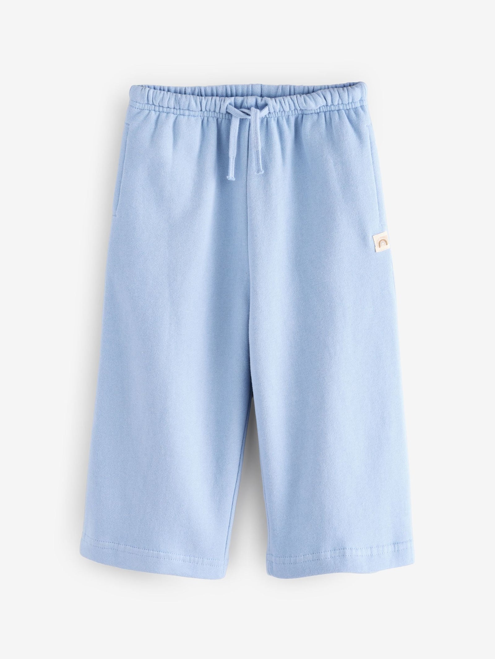 Pink/Blue/Oatmeal Wide Leg Joggers 3 Pack (3mths-7yrs)