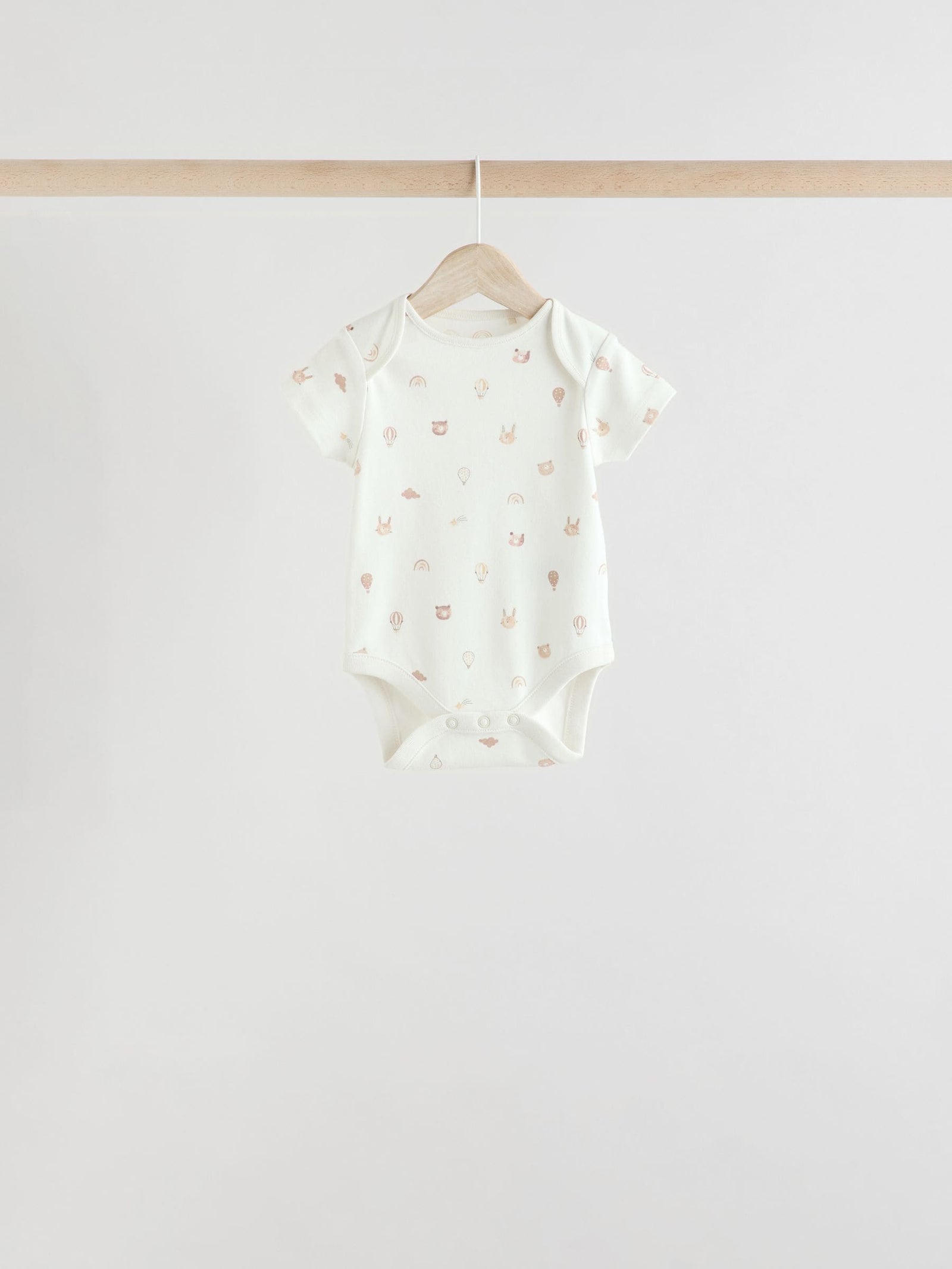 Neutral Baby Short Sleeve Bodysuits 5 Pack