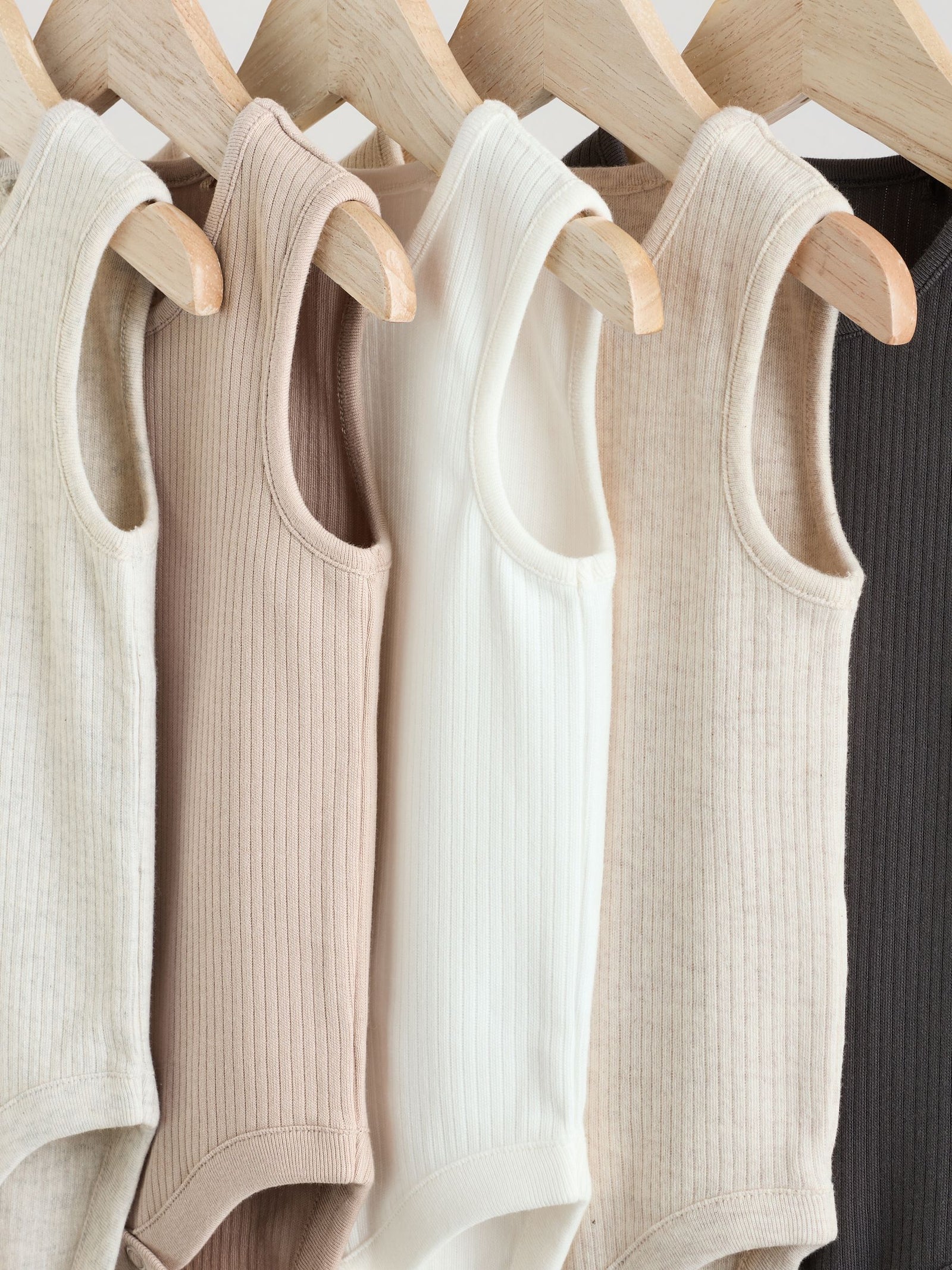 Neutral Baby Vest Bodysuits 5 Pack
