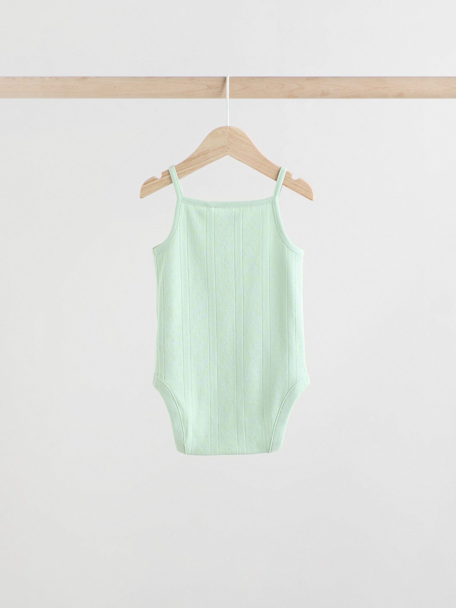 Pastel 5 Pack Vest Pointelle Baby Bodysuits