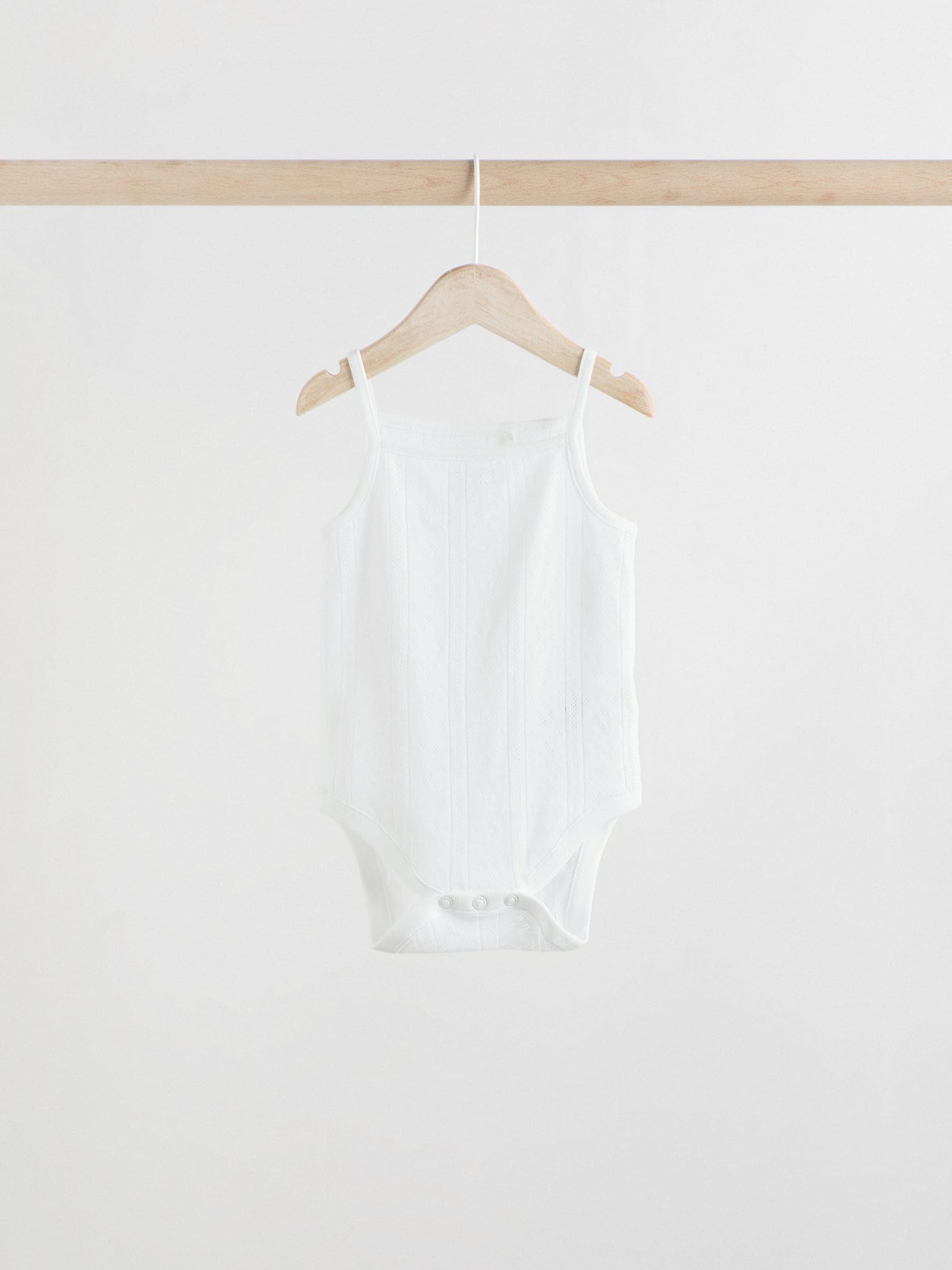 Pastel 5 Pack Vest Pointelle Baby Bodysuits