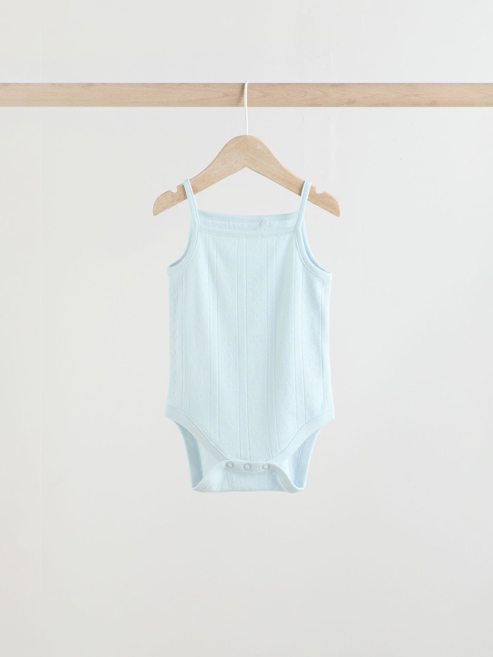 Pastel 5 Pack Vest Pointelle Baby Bodysuits