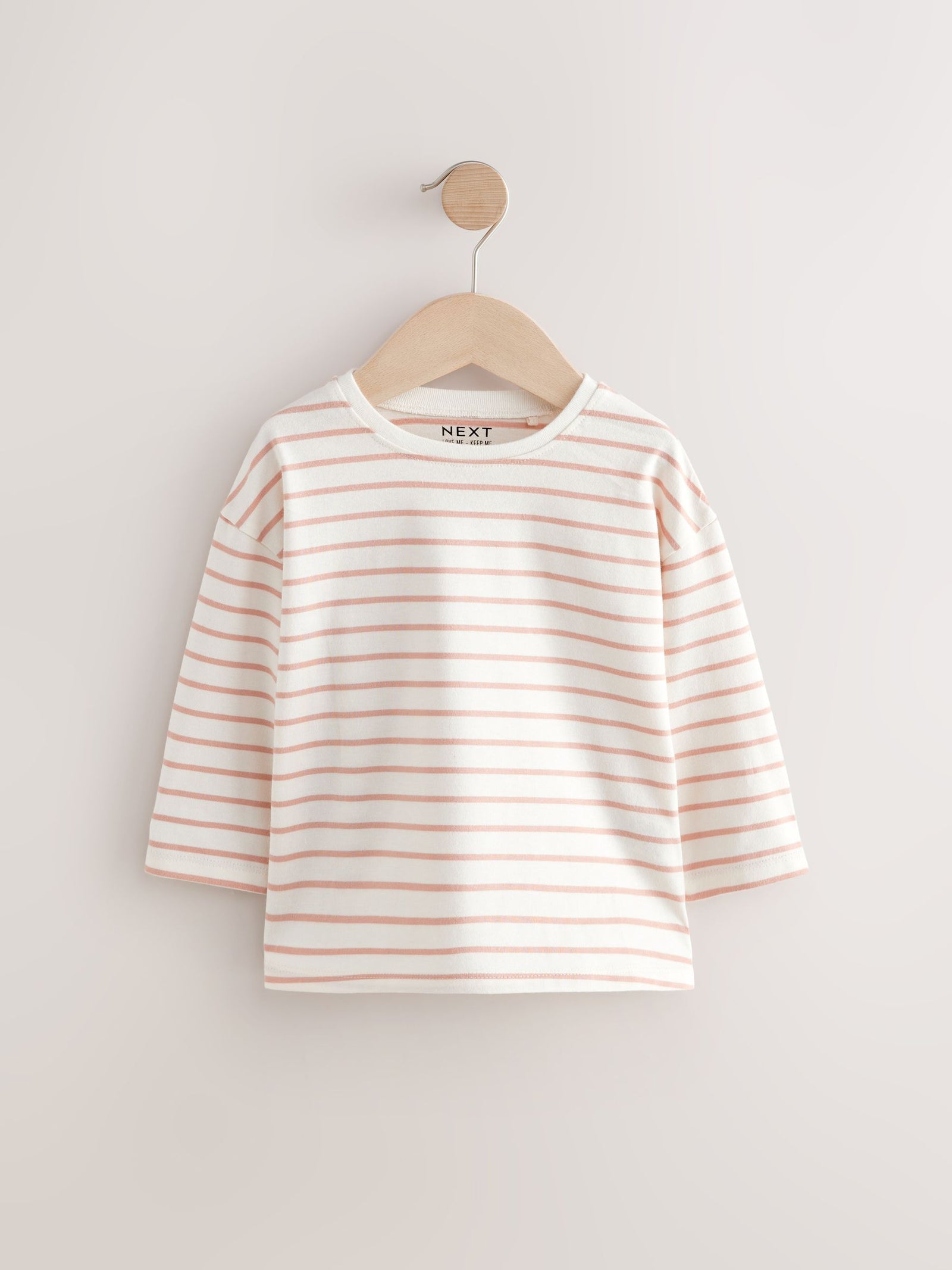 Pink/White 4 Pack Bunny Embroidered Long Sleeve T-Shirts (3mths-7yrs)