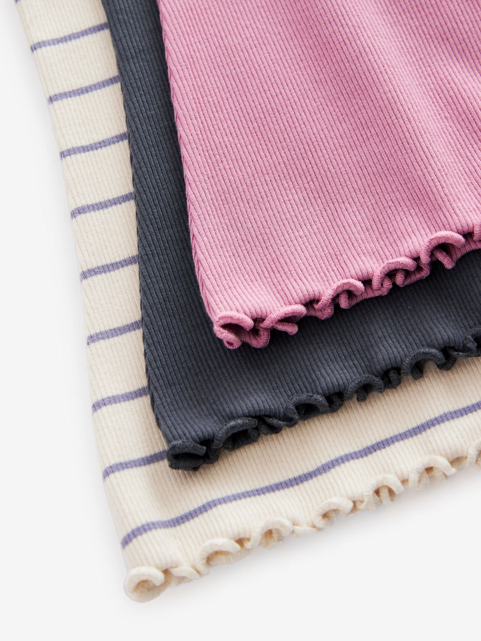 Core Ribbed Flare Leggings 3 Pack (3mths-7yrs)