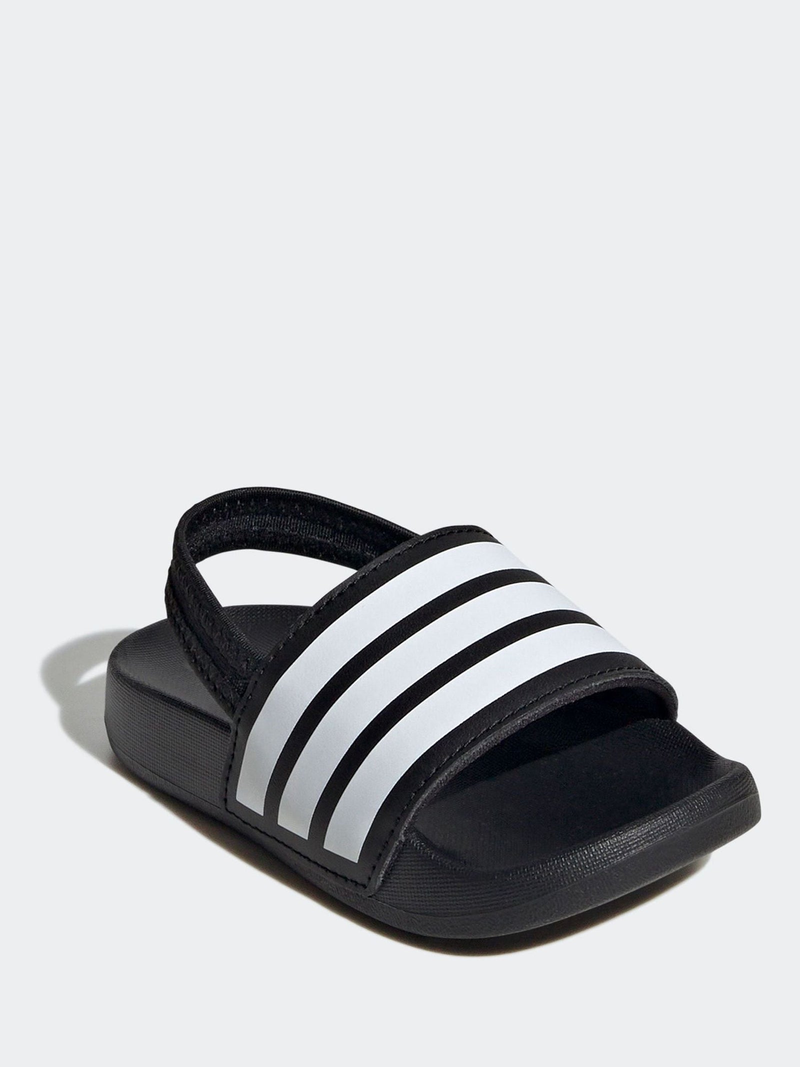 adidas Black Adilette Estrap Infant Slides