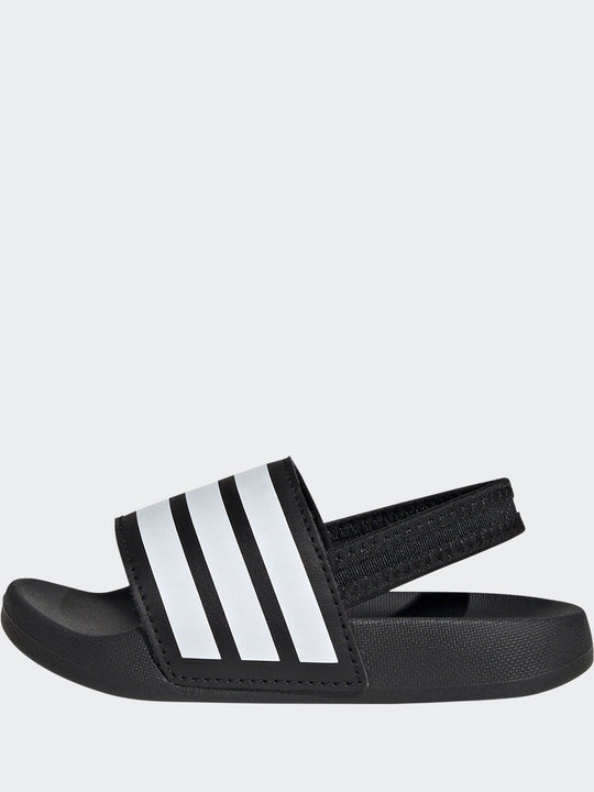 adidas Black Adilette Estrap Infant Slides