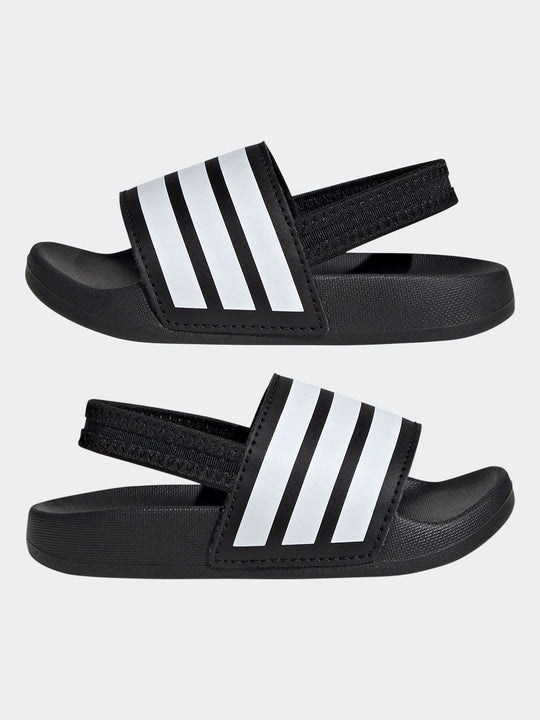 adidas Black Adilette Estrap Infant Slides
