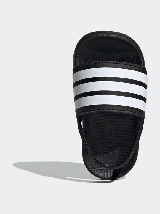 adidas Black Adilette Estrap Infant Slides