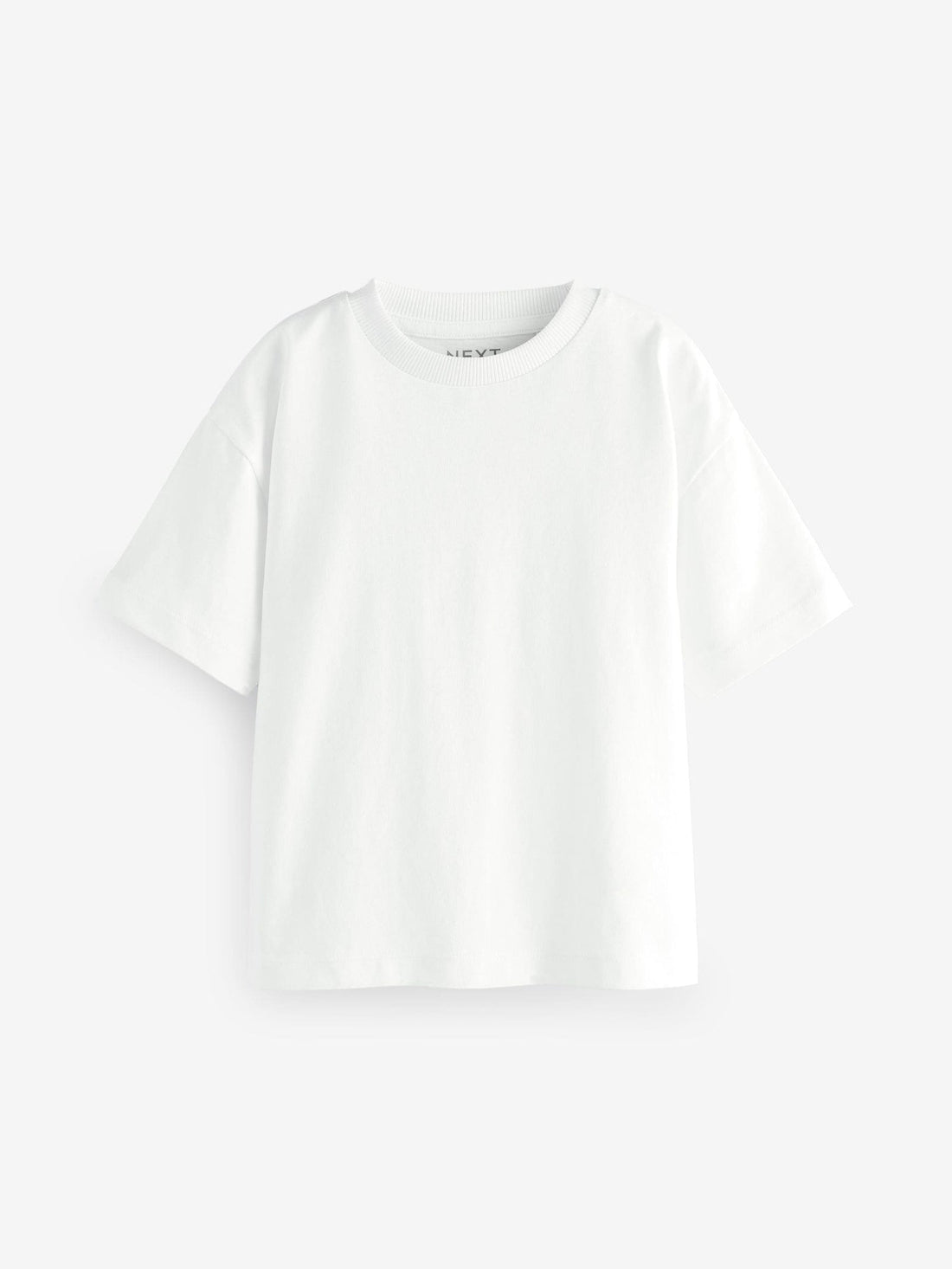 White Short Sleeve Plain T-Shirt (3mths-7yrs)