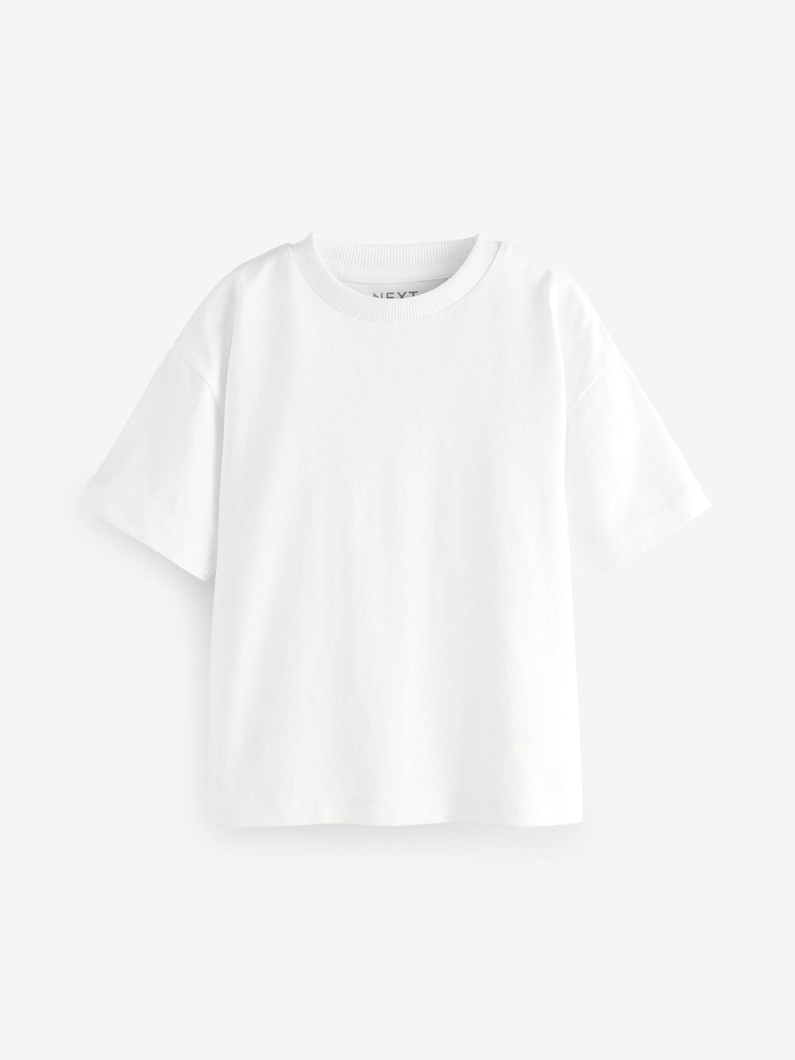 White Short Sleeve Plain T-Shirt (3mths-7yrs)