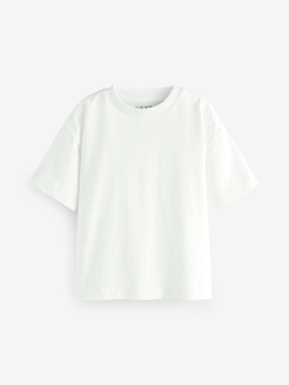 White Short Sleeve Plain T-Shirt (3mths-7yrs)