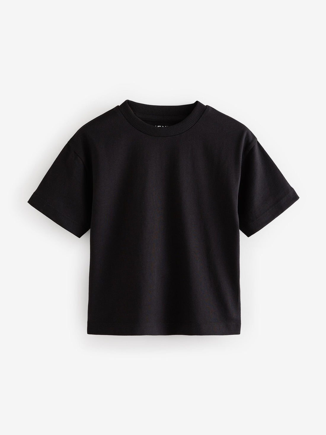 Black Short Sleeve Plain T-Shirt (3mths-7yrs)
