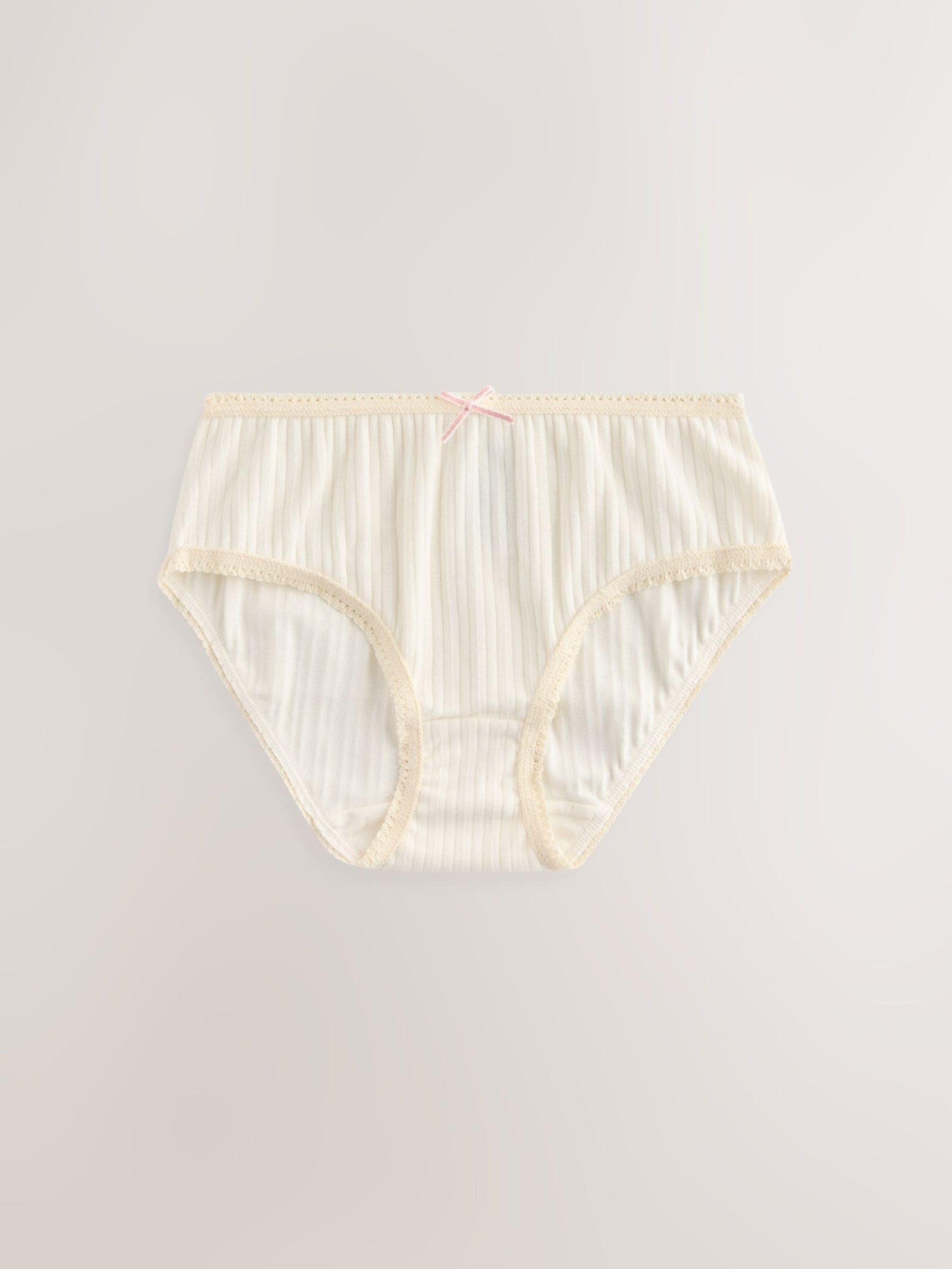 Stripe/Plain Texture Briefs 5 Pack (1.5-16yrs)