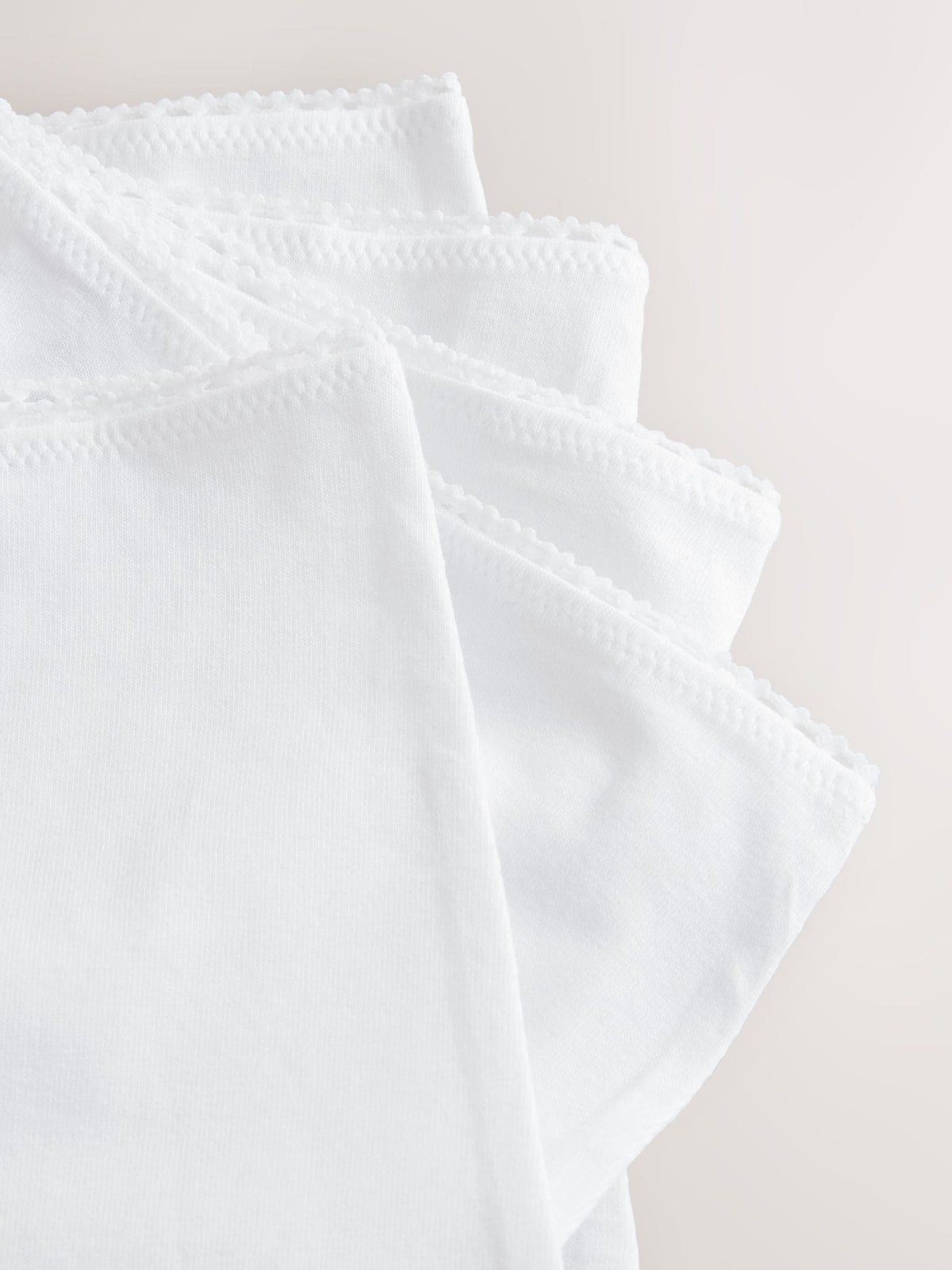 White Lace Short Briefs 5 Pack (2-16yrs)