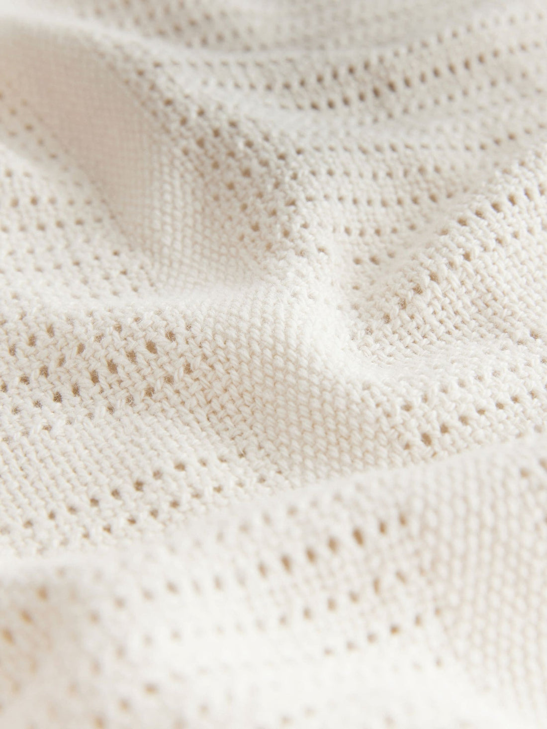2 Pack Natural Cotton Baby Cellular Blankets