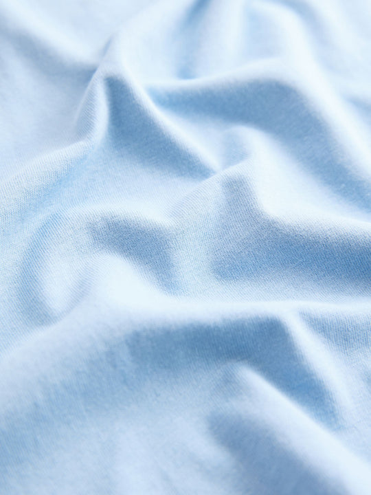 Blue Short Sleeve Plain T-Shirt (3mths-7yrs)