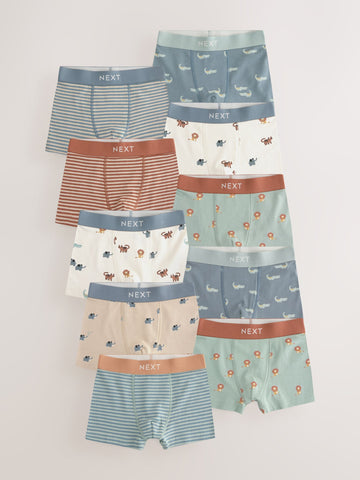 Mini Safari Print Trunks 10 Pack (1.5-12yrs)