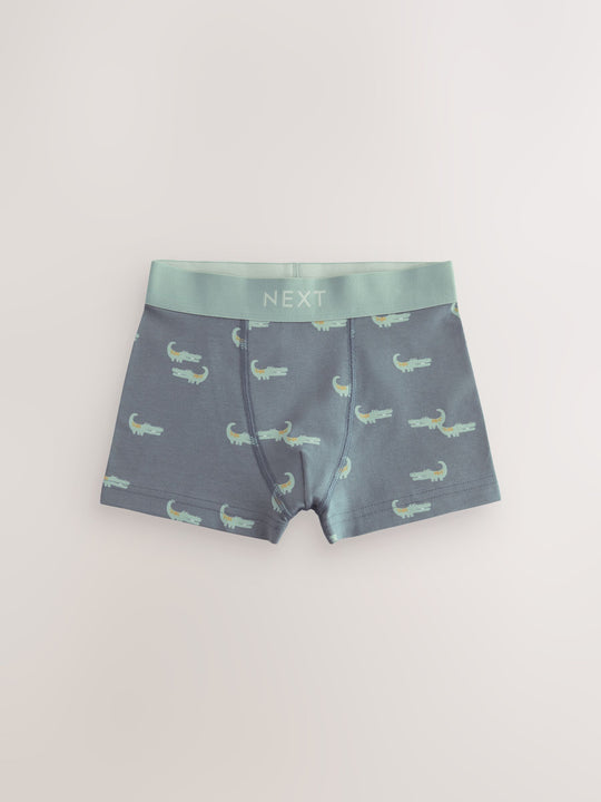 Mini Safari Print Junior Character Trunks 5 Pack (1.5-16yrs)