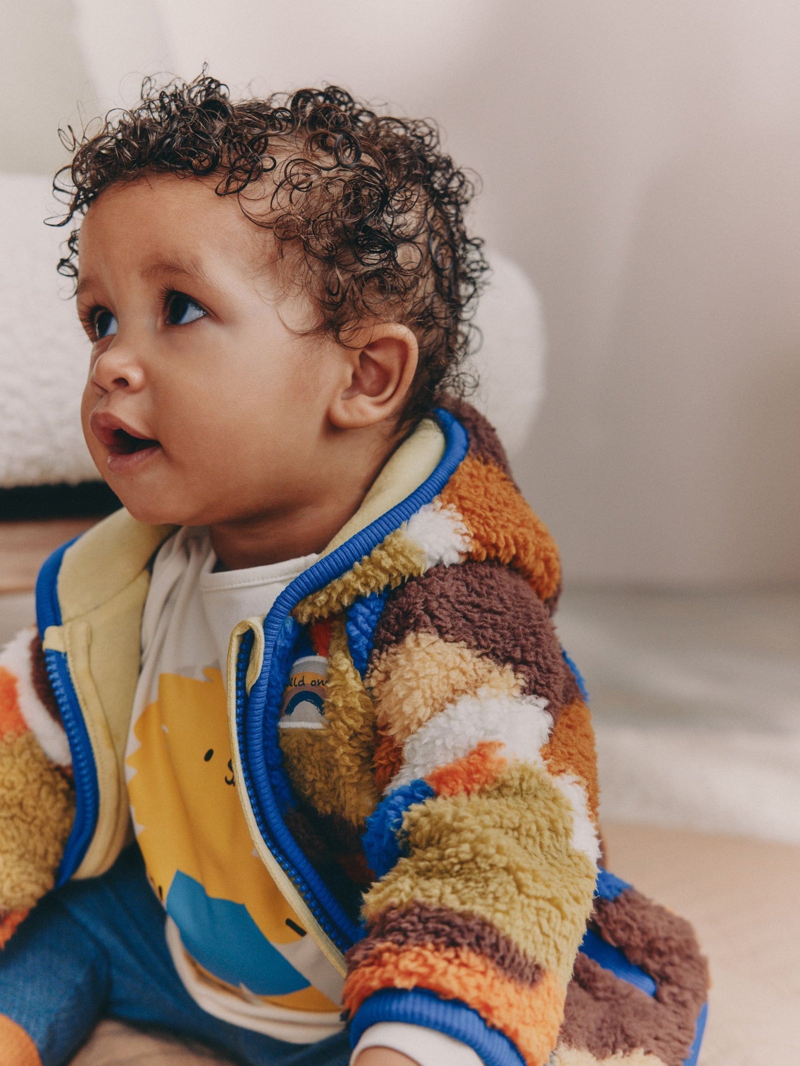 Blue Scene Hooded Baby Fleece Jacket (0mths-2yrs)