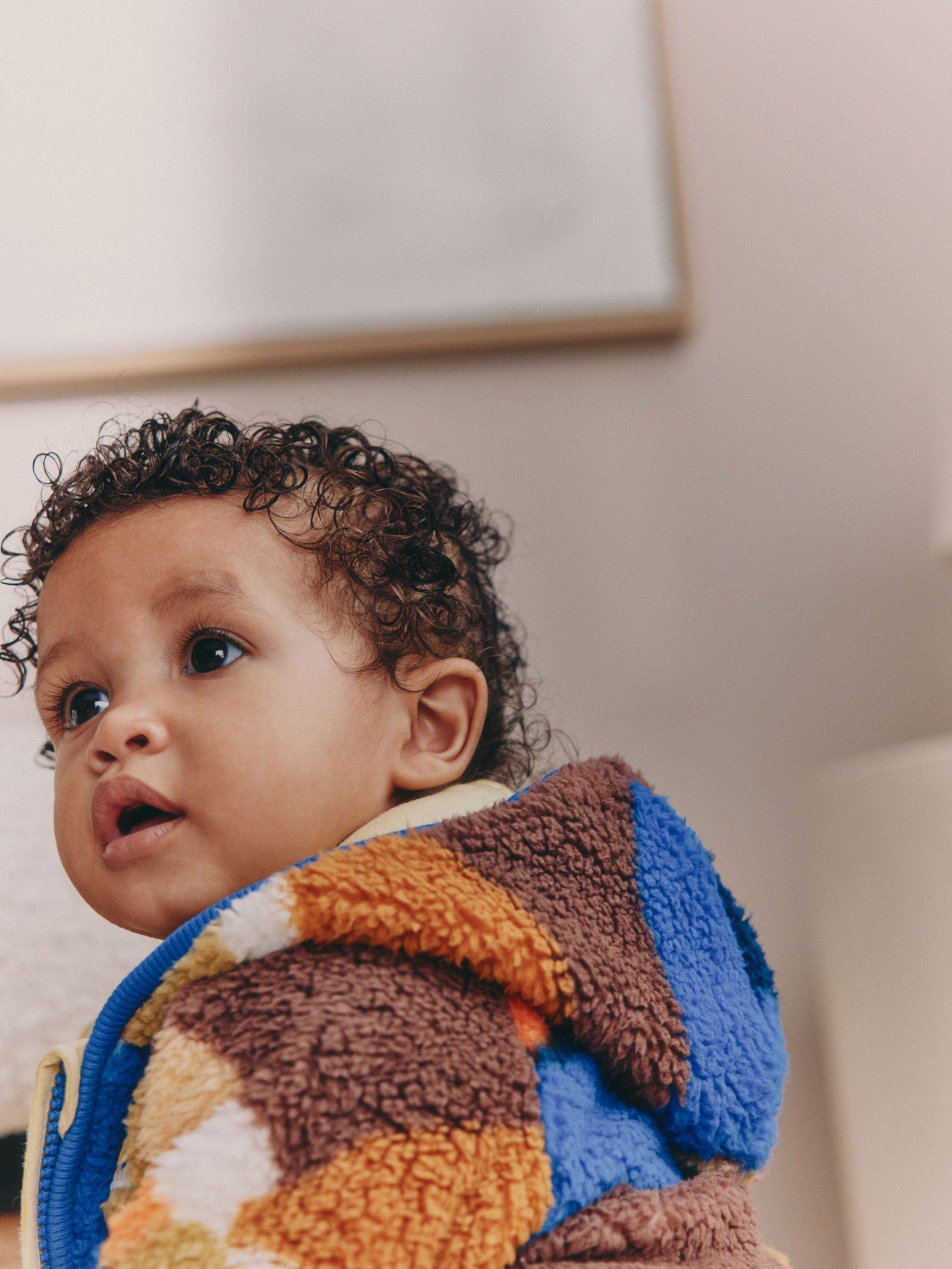 Blue Scene Hooded Baby Fleece Jacket (0mths-2yrs)