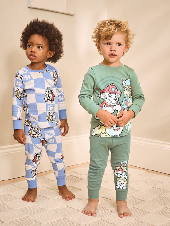 Green/Blue/Red Paw Patrol Snuggle Pyjamas 3 Pack (9mths-9yrs)