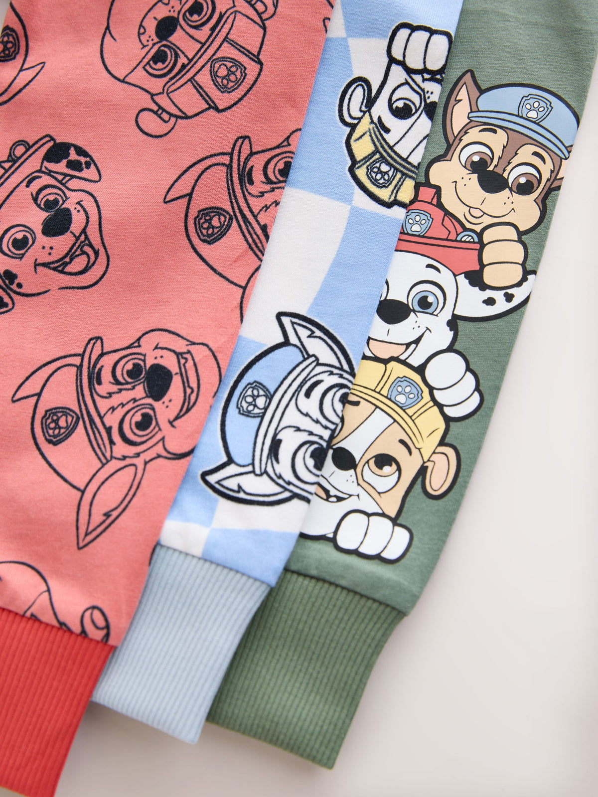 Green/Blue/Red Paw Patrol Snuggle Pyjamas 3 Pack (9mths-9yrs)